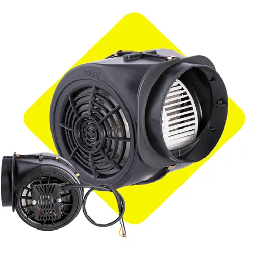 K30 plastic electric motor, forward-blade fan (1112/1116)