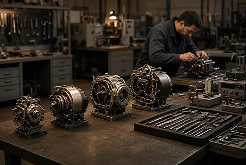 Electro NASA factory producing custom OEM range hood motor prototypes