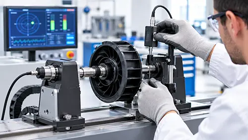 Precision dynamic balancing eliminating vibration at high motor RPM